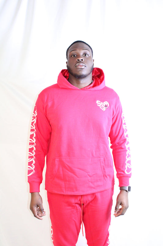 Lost In Love Hoodie - Red