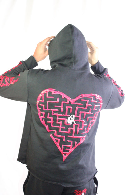 Lost In Love Hoodie - Black