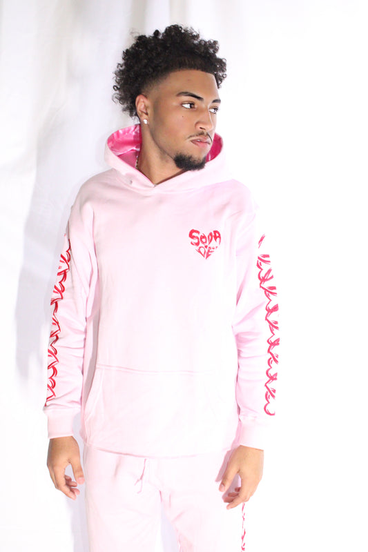 Lost In Love Hoodie - Pink