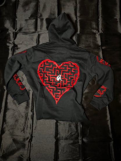 Lost In Love Hoodie - Black